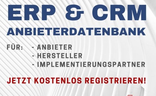 Registrierung ERP-CRM-Datenbank