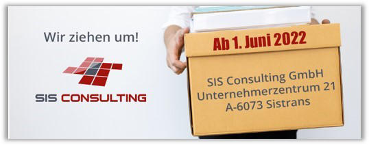 SIS Consulting GmbH Unternehmerzentrum 21 6073 Sistrans Österreich www.sis-consulting.com