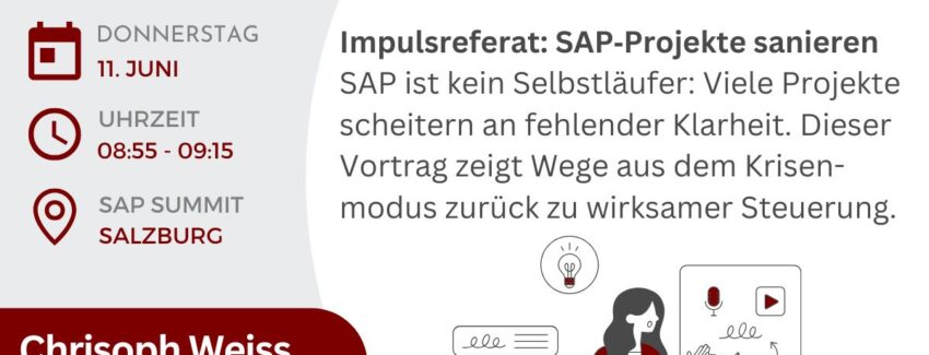 Vortrag beim SAP Summit 2026